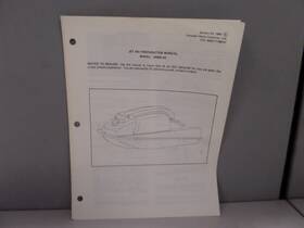 99931-1189-01 Kawasaki Factory Jet Ski Preparation Manual 1986 Model Js550-a5