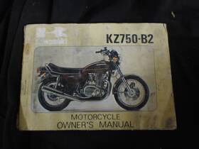 99932-008-01 Kawasaki Kz750-b2 Owners Manual B1051