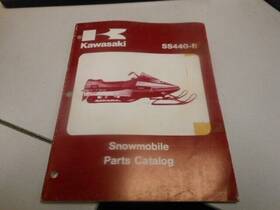 99960-3514 Kawasaki Factory Snowmobile Parts Catalog 1982 Ss440-b