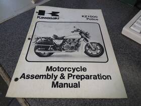 99964-0108-01 Kawasaki Factory Assembly And Preparation Manual 1980 Kz1000 C3