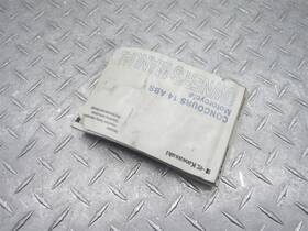 99987-1748 Kawasaki 2013 10-14 Concours Zg 1400 Zg1400 Owners Manual Guide Book Oem 99987-1748 Kawasaki 2013 10-14 Concours Zg 1400 Zg1400 Owners Manual Guide Book Oem