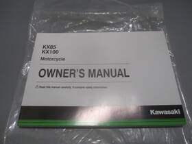 99987-1873 Kawasaki Oem Owners Manual Kx85cg Kx100fg