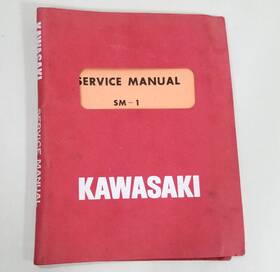 99995-201 Kawasaki Motorcycle Ga2-a G3tr-a G4tr-a Bil-a F6 F7 F8 Sm-1 Service Manual 1971