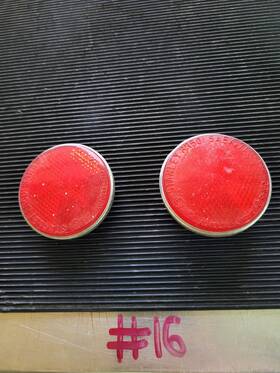 H2h1s3 Kawasaki H2 Mach Iv 750 Rear Reflectors Stanley With Rubber Grommet