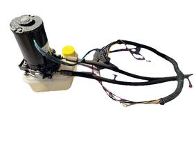 Kaf25-001p Kawasaki Mule 2510 3010 Tilt Dump Bed Box Hydraulic Pump Motor Unit With Lines