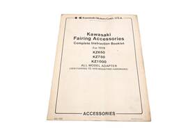 Kai-1033 Kawasaki Oem Complete Instruction Booklet Qty 1
