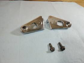 1044-1471 Kawasaki Original Oe 1987-2006 Vulcan 750 Chrome Headlight Mounting Ears Brackets Vn750