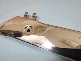 14024-1411 Kawasaki Original Oe 1987-1999 Vulcan 1500 Chrome Swingarm Cover Right Side Vn1500 88