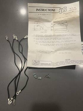 Kc-001 Kg Engineering Honda Goldwing Gl 1200 Saddle Bag Lid Keeper Cord Kit