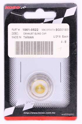 1861-0522 Koso Exhaust Bung Cap Part Number -
