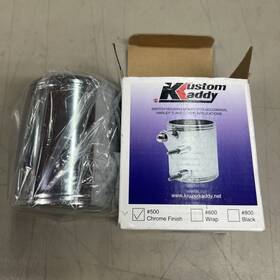 Kruzer Kaddy 765066935870 Kustom Perch Mount Holder Chrome 500 Motocycle Drink