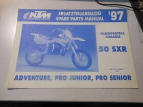 3.204.11 Ktm Factory Spare Parts Manual Chassis 1997 50 Sxr