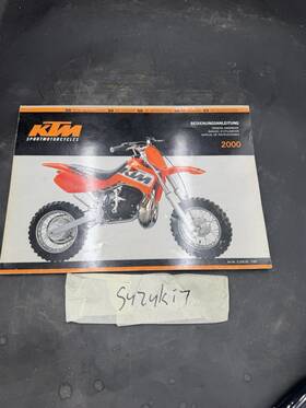 3-205-81 Ktm Owners Handbook 2000 50 Sr Adventure Jr Mini Gs