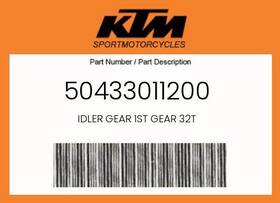50433011200 Ktm Genuine Idler Gear 1st 32t -