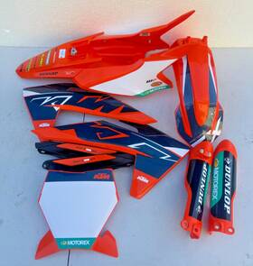 A40008054000eba Ktm 2024 50sx Factory Edition Plastic Kit Fenders Fe Tc 50 Mc Sx Oem 24 25
