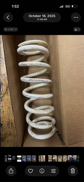 B00292-10 Ktm 250xc Rear Shock Spring 45-240 I/o 2024