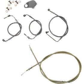 La-8154kt-08 La Choppers Standard Stainless Cable Kit - Fits Mini Ape Hangers