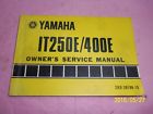 10013-24-00 Lit Yamaha Owners Service Manual