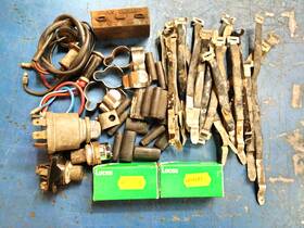 F9918 Lucas Triumph Bsa Assorted Electrical Hardware And Small Parts T120 Tr6 A65 A50
