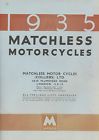 Ma020 Matchless 1935 Motor Cycles Catalog