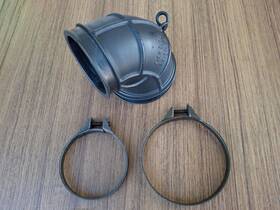 13881-38b00 Marauder 13881-38b00/01 97-04 Suzuki Vz800 Marauder. Used Oem Front Air Cleaner Outlet Tube With Clamps
