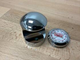 180101 Marlin S Talon Handlebar Mount Clock White