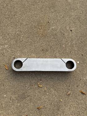 74ohv Mc Supply Harley Shovelhead Chopper Fork Brace Tweak Bar Panhead Softail 41mm Wide Glide