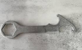 60-0220 Mca Triumph Motorcycle Fork Top Nut And Rear Shock Combination Spanner
