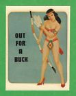 7101 Md Pinup Vintage Original Charmer Out For Buck Indian Maiden