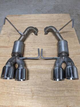 Suab15wrx-4mu-40sdw Nameless Performance Pre Owned Subaru Wrx Duel Mufflers 4 Inch Tips And Muffler L&r