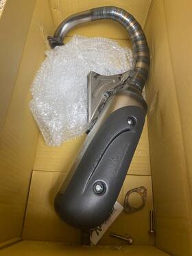 0500-1086 Ncy Performance Exhaust Fits Honda Dio Elite 50 Scooter With Scratches