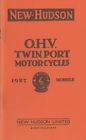 Nh010 New Hudson Instruction Book For Ohv Twin Port Models Reproduction