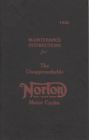Nor010 Norton 1928 Maintenance Instructions