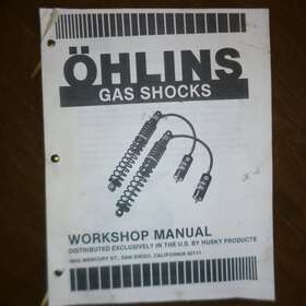 15250 Ohlins Twin Shock Workshop Manual Ahrma Acr Husqvarna Maico Can Am Swm Ktm Cr