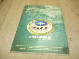 9919964 Polaris Owners Manual Maintenance Safety 2005 Phoenix 200