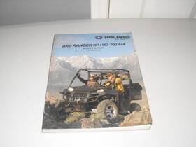 9922036 Polaris Oem Factory Service Shop Manual 2009 Ranger Xp / Hd 700 4x4