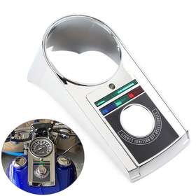 Premiummotorcycleusa 420013355452 Speedometer Speedo Dash Panel Cover Housing Kit For Harley Softail 91-95 Chrome