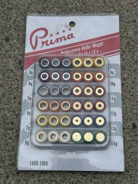 1400-1069 Prima Very Nice Virtually New Roller Weight Tuning Kit 16x13 3g To 14g Cheap