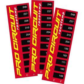 Pc4019-0000 Pro Circuit 3 Pack Temperature Strip Stickers