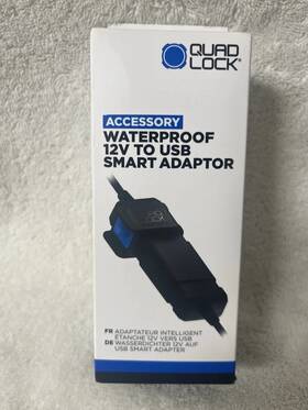 Ced-44697955500219 Quad Lock - Waterproof 12v To Usb Smart Adaptor