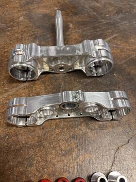 Kt-btb23-ba Ride Engineering 22m Offset Triple Clamps Ktm 125 - 450 Sxf Sx Tc Mc 23 -26