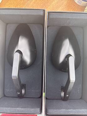 Ra-bs071b Rizoma Reverse Retro Bar End Mirror Black Left And Right