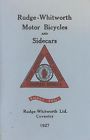 Ru020 Rudge-whitworth 1927 Motor Bicycles And Sidecars Catalog