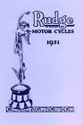 Ru040 Rudge Motorcycle Catalogue Antique Reproduction
