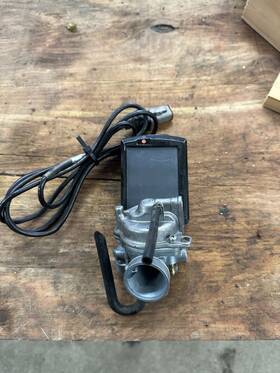 88591504 Scooter Works Genuine Buddy 50 Stock Carburetor With Adjustable Mix / Part