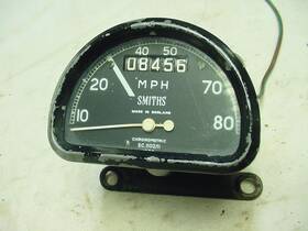 Sc1102 Smiths Sc1102/11 Triumph Bsa Cub C15 B40 T100 Chronometric 80mph Speedometer Wor