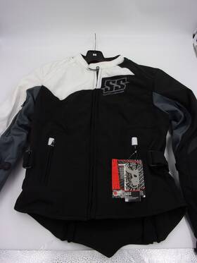 870683 Speed & Strength And Backlash Womens Textile Jacket Medium White