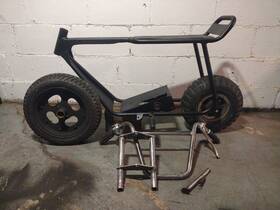 28985 Speedway 1970s Vintage Shrike Mini Bike Frame Rare Butcher Bird. Nice Shape