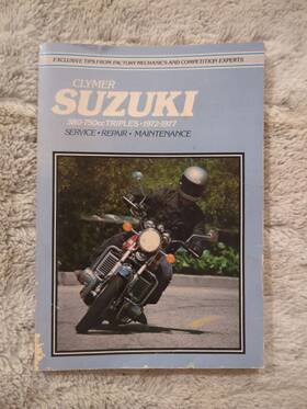 0892871881 Suzuki Clymer 1972 - 1977 380cc 750cc Triples Service Repair Maintenance M368