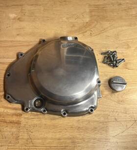 11340-47011 Suzuki 1977-1983 Gs550 Gs550l Gs550e Engine Clutch Cover With Oil Cap Oem Clean